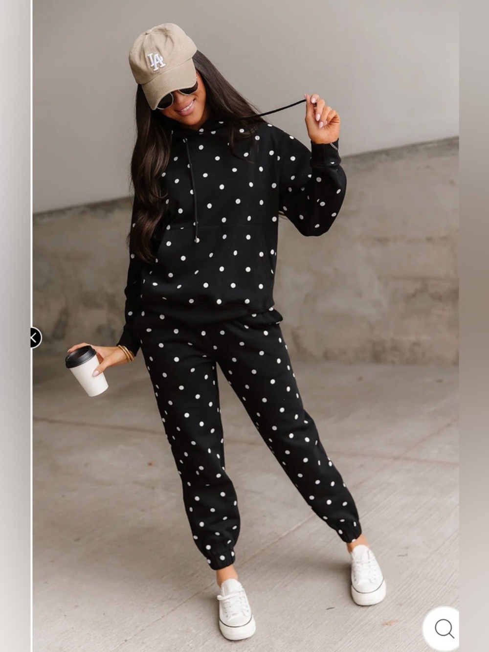 Polka Dot Sweatsuit